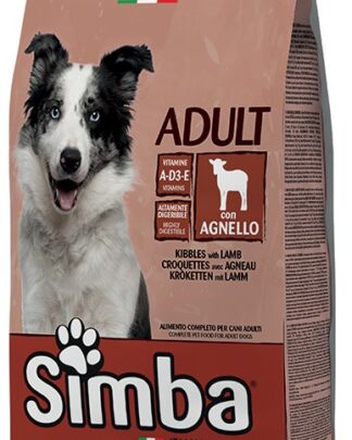 Monge Simba Crocchette per Cani con AGNELLO in sacco da 20 kg